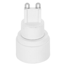 2Stk. Keramik G9 Zu E14 Lampenfassung Adapter Weiß Ac110-230V