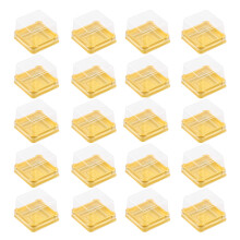 150Stk Umweltfreundliche Moon Cake Box Gold Für Kuchen & Gebäck