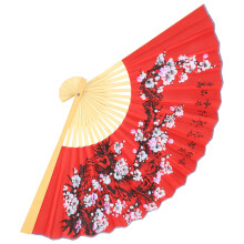Wandklappfächlein Mit Orangenblütenmalerei Aus Papier, Orientalische
