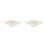2Stk. -Haar- : Seitliche Kämme Mit Spange, Beige 9
