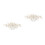 2Stk. -Haar- : Seitliche Kämme Mit Spange, Beige 10