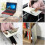 1 Inklapbaar Computerbureau Verstelbaar Beige 11