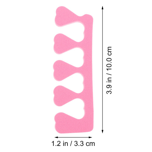 100 Stuks Sponge En Scheiders Manicure Pedicure 1