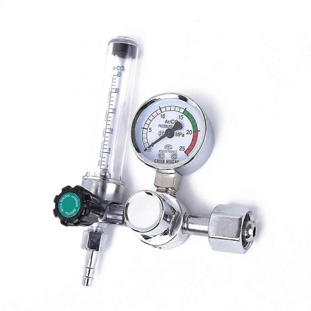 Metal Argon Co2 Gas Mig Tig Flow Meter Welding Weld Gas Regulator Gauge 0-25Mpa 9408048758890
