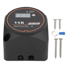 Dubbele batterij-isolator, 12V 140A spanningsgevoelige relais VSR met toewijzingsschakelaar Batterij-isolator Intelligente batterijkop
