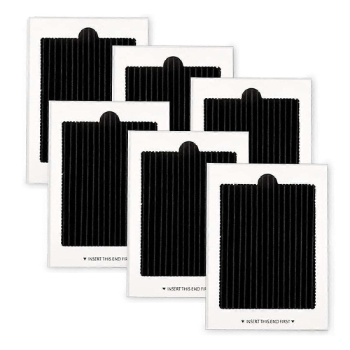 6 Pack Carbon Activated Refrigerator Air Filter Replacement for EAFCBF PAUL