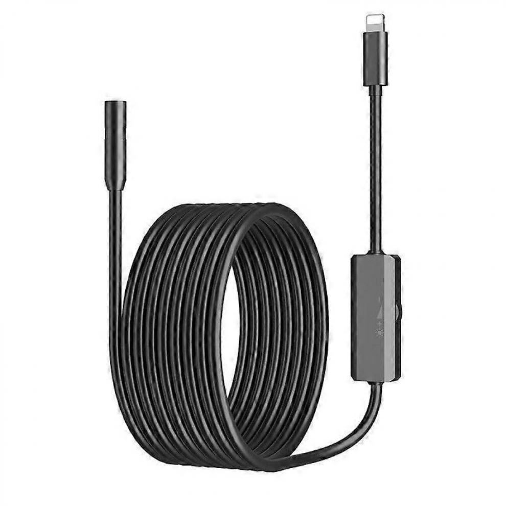 Endoscope For Iphone, Inspection Camera With 8Mm Lens For, 3 Meter Semi-Rigid Cable Borescope Ip68 Waterproof 9408048760619