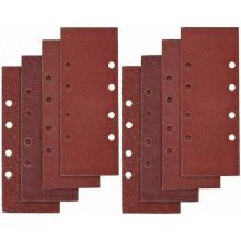 40 PCS Sandpaper, 93 x 185mm Sanding Sheets for 8 Hole Orbital Sander Assorted P40, P60, P80, P100 Grit