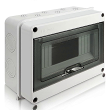 Αδιάβροχο ηλεκτρικό κουτί, IP65 8-MODULES ηλεκτρικό κουτί διακόπτη, αδιάβροχο εξ
