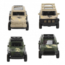 Geländewagen-Modellset mit 6 Rädern, Rückziehspielzeug aus Zinklegierung für Kinder