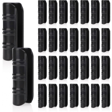 30PCS Garden Buildings Tube Clip, Plastic Clips for Greenhouse Film Clip Tube Clamp Connector Kit, for Greenhouse Banner Frame Sheds Black 25mm