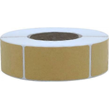 1x3 tuuman värikoodatut Kraft-tarrat, suorakulmio, 500 tarraa rullassa (1"x2", Kraft)
