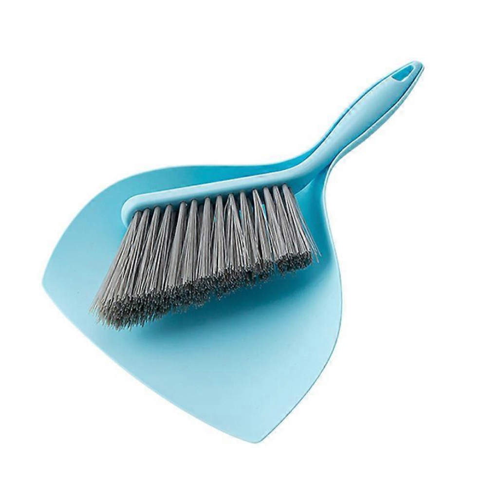 Dustpan And Brush Set, Pack Of 2 Set, Blue & Grey 9408048762286