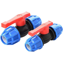 pezzi valvola a sfera in PE raccordo in PE raccordo a vite connettore per tubo dell'acqua tubo in PE da 20 mm adattatore da 25 mm racc