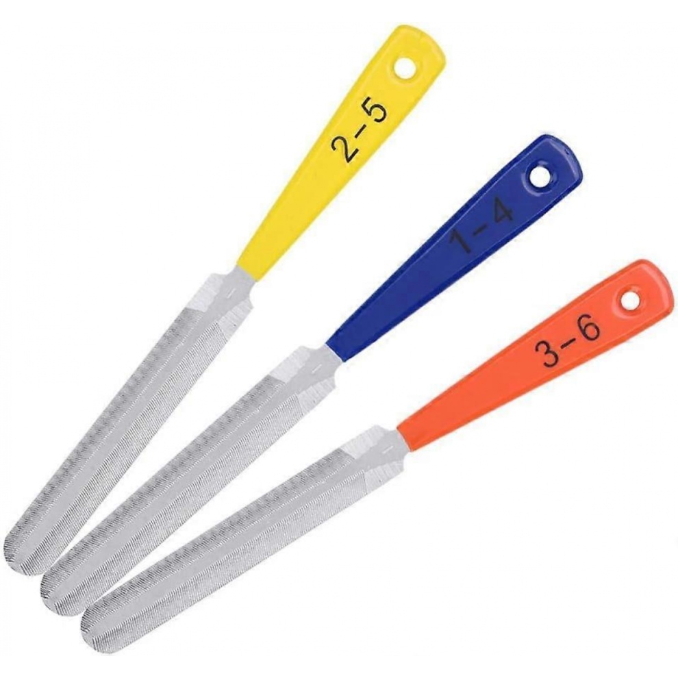 3Pcs Guitar Fret File, Guitar Repair Tool Accessories For Bass Mandolin Banjo Ukulele 9408048763030