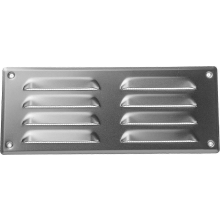 260 x 105 mm / 26 x 10,5 cm - Rejilla de ventilación de aluminio con mosquitera - Aplicaciones de ventilación - Cubierta de ventilació