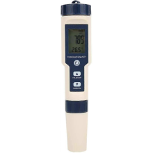 Tragbares digitales pH-/Salzgehalts-/Temperatur-/TDS-/EC-Messgerät in 1 – Multifunktions-Wasserqualitätstester, Multi-Parameter-Tasch