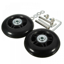 Stück Gepäckrollen – Austausch der Radlager – 6024 mm – Schwarz