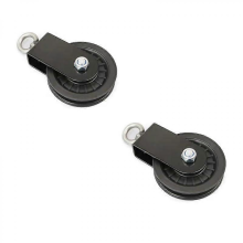 90MM Cable Pulley, Fitness Pulley, DIY Accessory Lifting Pulley for Metal Cable Rope, Load 150 kg (2pcs)