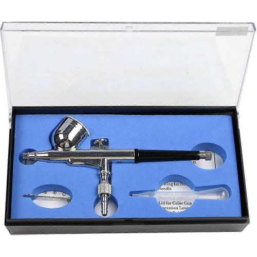 Hd-130 Makeup Airbrush Kit Multi-function Precision Dual-action Gravity Feed Spray Gun