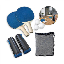Tafeltennisset met 1 x Net / 2 x Rackets / 3 x Ballen, Ping Pong Sport Trainingsset Uitrusting Eenvoudig Draagbaar