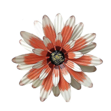 Decorazione sospesa a forma di girasole in metallo
