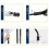 Dog Umbrella,Scalable Umbrella Waterproof Transparent PVC C-Shape 4