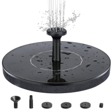 Pompa ad acqua per fontana solare per bagno per uccelli, 1,4 W portatile, autoportante, kit di pompe ad acqua per fontana ad acqua som