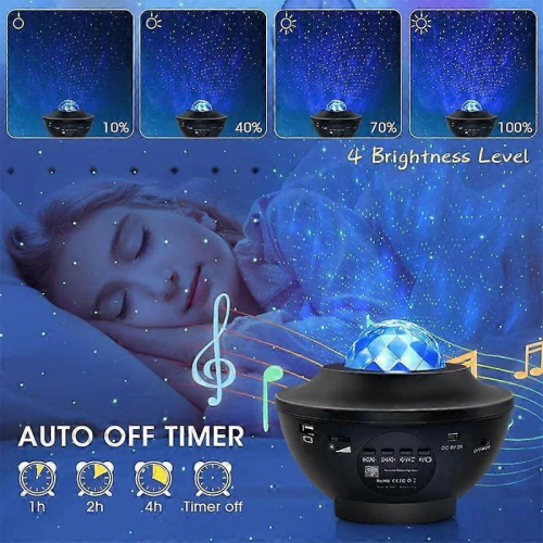 Sterrenprojector met Bluetooth-luidspreker - Uw eigen Galaxy Lamp multicolor 2