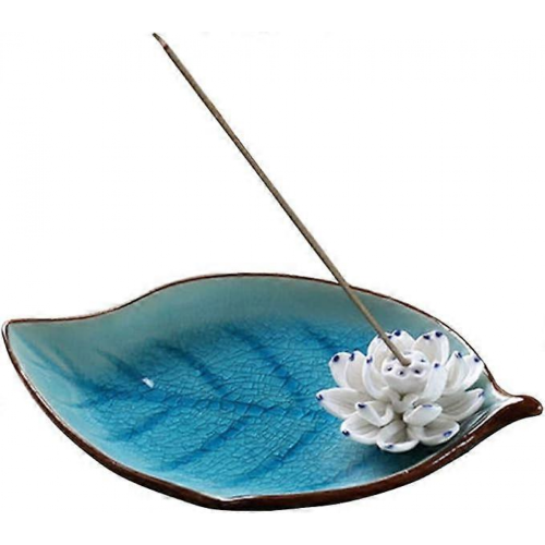 Θήκη θυμιάματος για κεραμικό stick διακόσμησης Lotus θυμιατήριο φύλλου θυμιάμα