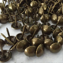 500 stuks meubelspijkers, zware kwaliteit 17x11 mm brons decoratieve meubelspijkers retro spijker doe-het-zelf meubelspijkers voor meu