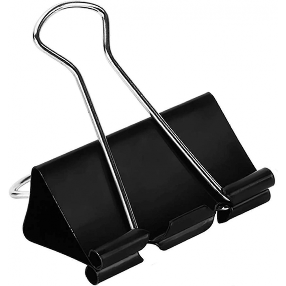 Extra Large Binder Clips (36 Pack) Big Paper Clamps For Office Supplies, Black 9408048766673