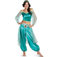 Aladdin Jasmin Prinzessin Kostüm für Damen – Karneval Cosplay Kostüm