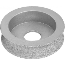 Slijpschijf 7,5 cm Diamantgesoldeerde concave slijpschijf Slijpschijf voor steen, marmer en graniet (3,0 cm)