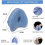 Orthopedic Pillow For Sciatica Relief (blue) 2