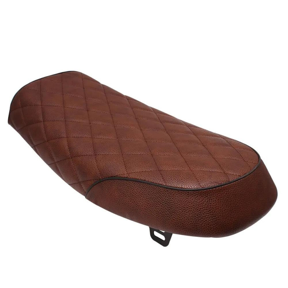 Motorcycle Seat Cover For Honda Cb Cl Cb200 Cb350 Cb400 Cb500 Cb550 Cb750 Vintage Flat Pan Retro Seat Cushion Brown 9084446487671