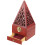 3Stk Holz Räucherstäbchenhalter Tischpyramide Mit Schubfach 3