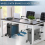 Mobile CPU Stand Adjustable Computer Tower Stand with 4 Casters, Fits Most Computers (Black) 3