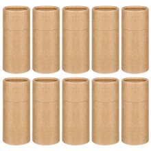 40 Stk. Ölflasche Papierzylinder Verpackungsboxen Braune Geschenkboxen