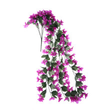 3Stk 4-Blüten Künstliche Hängeblumen Violett Für Hochzeitsdeko