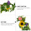3 Künstliche Sonnenblumen Aus Rattan 10