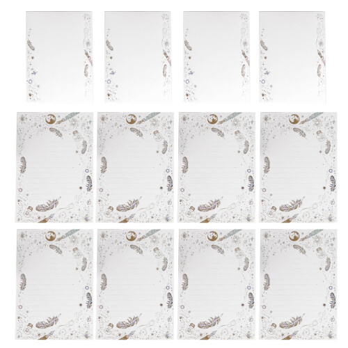 2 Sets/12 Heißprägung Umschläge Kraftpapier