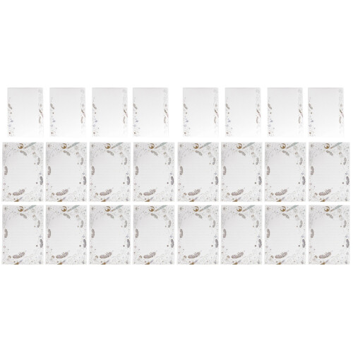 2 Sets/12 Heißprägung Umschläge Kraftpapier 1