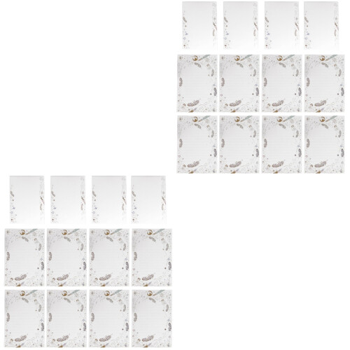 2 Sets/12 Heißprägung Umschläge Kraftpapier 2