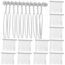 Hair Combs Für Hochzeit 20Set Silber Metall Braut Styling
