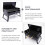 1 Set Draagbare Barbecuegrill Vouwbare Rookoven 10