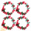 8 Simulationsbeeren Kranz Kerzenständer Weinglas 9