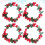8 Simulationsbeeren Kranz Kerzenständer Weinglas 10