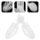 2 Pezzi Antipiega Regolabile Per Scarpe 8