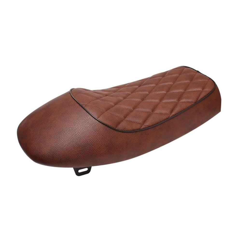 Motorbike Seat Pad Universal Vintage Hump Saddle Pan Retro Seat For Sr125 Sr250 Sr400 Sr500 Xj550 Xj650 Xs650 Brown 9354506378400
